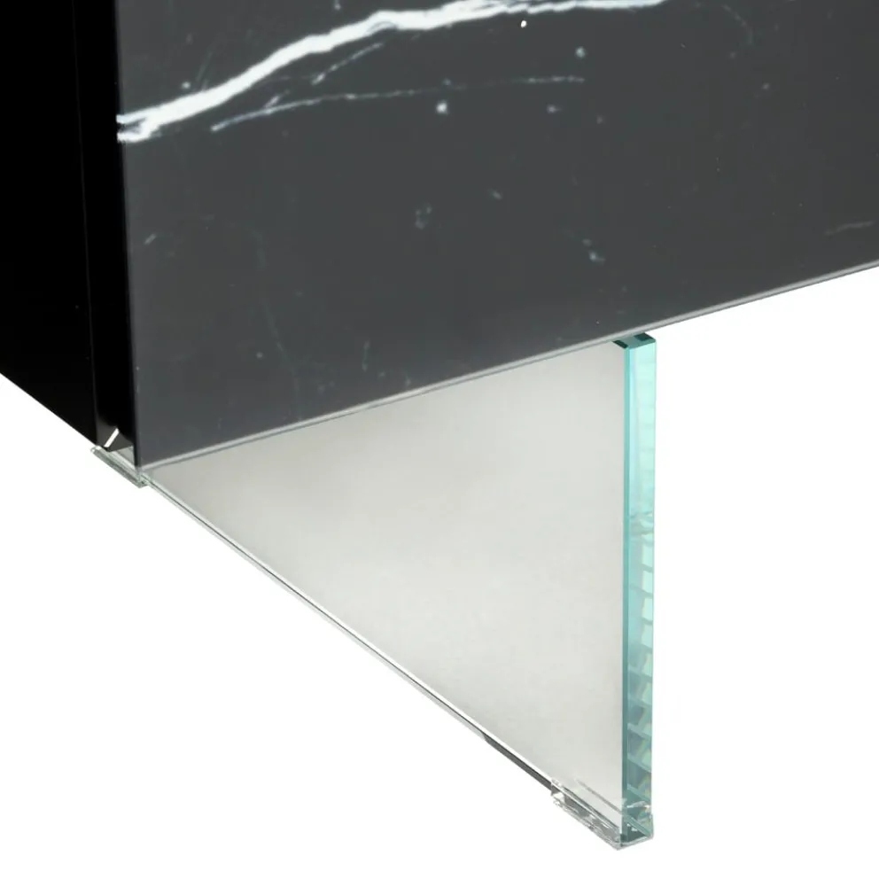 Lago Lowboard 36E8 Xglass marquina, nero New