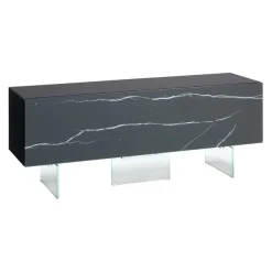 Lago Lowboard 36E8 Xglass marquina, nero New
