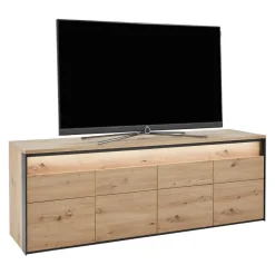 Voleo Lowboard Edra eichefarbig, schwarz Online