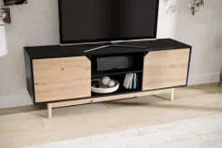 MID.YOU Lowboard Eiche Dekor schwarz Sale