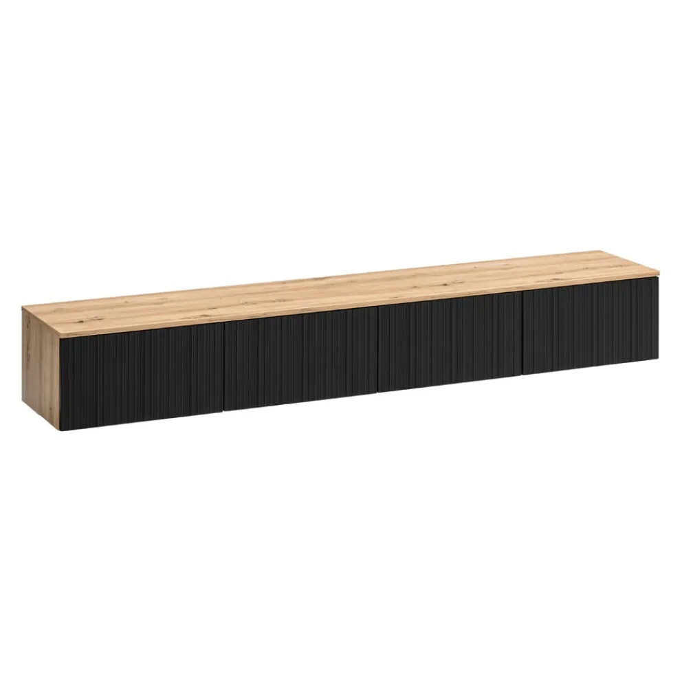 BYYU Lowboard Kleo eichefarbig, schwarz Best