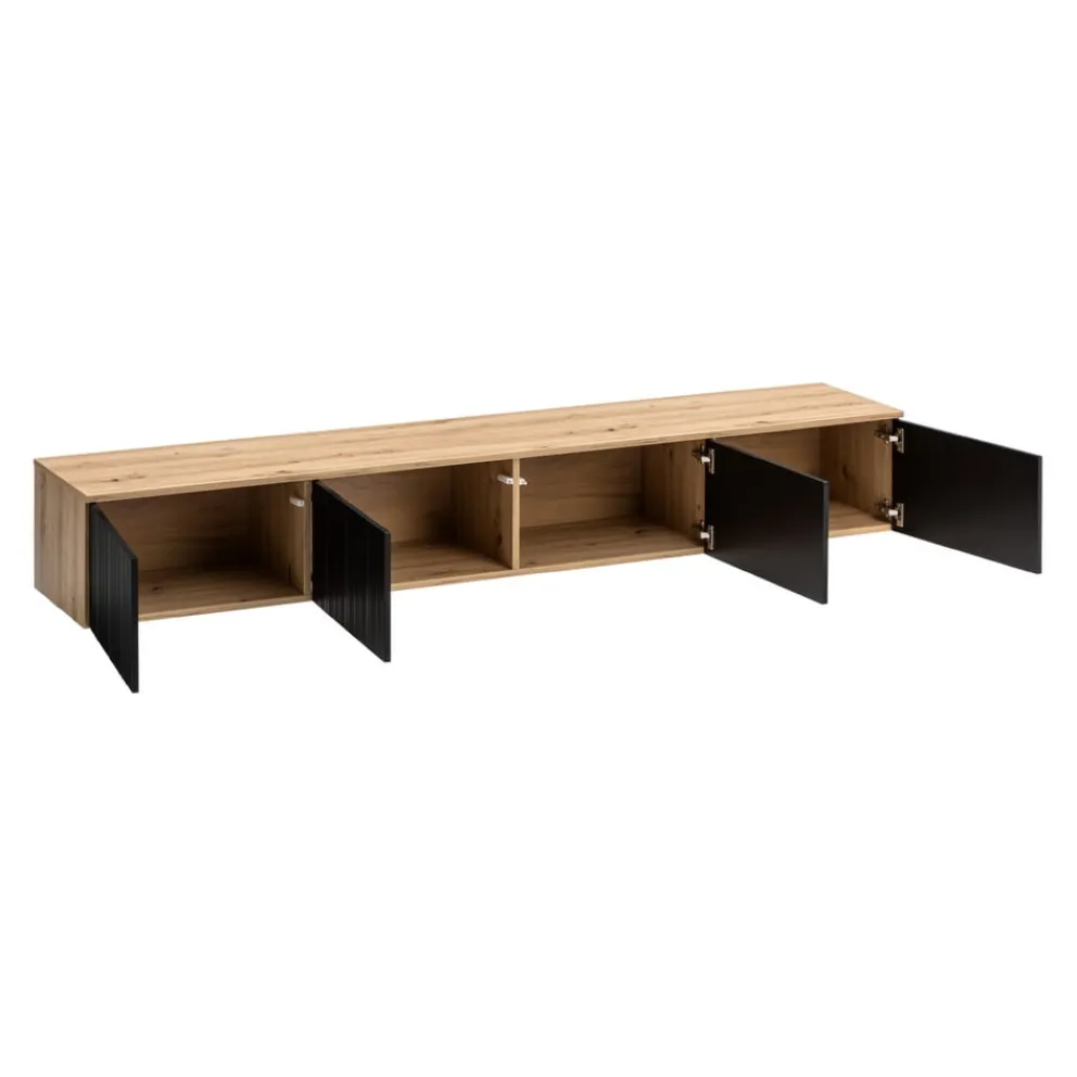 BYYU Lowboard Kleo eichefarbig, schwarz Best