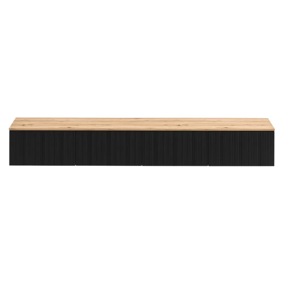 BYYU Lowboard Kleo eichefarbig, schwarz Best