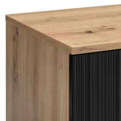 BYYU Lowboard Kleo eichefarbig, schwarz Best