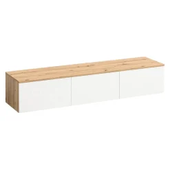 BYYU Lowboard Kleo eichefarbig, weiss Hot