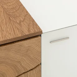 VALNATURA Lowboard Lago eichefarbig, weiss Outlet