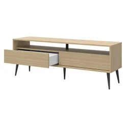 Temahome Lowboard LAKE eichefarbig, schwarz Clearance