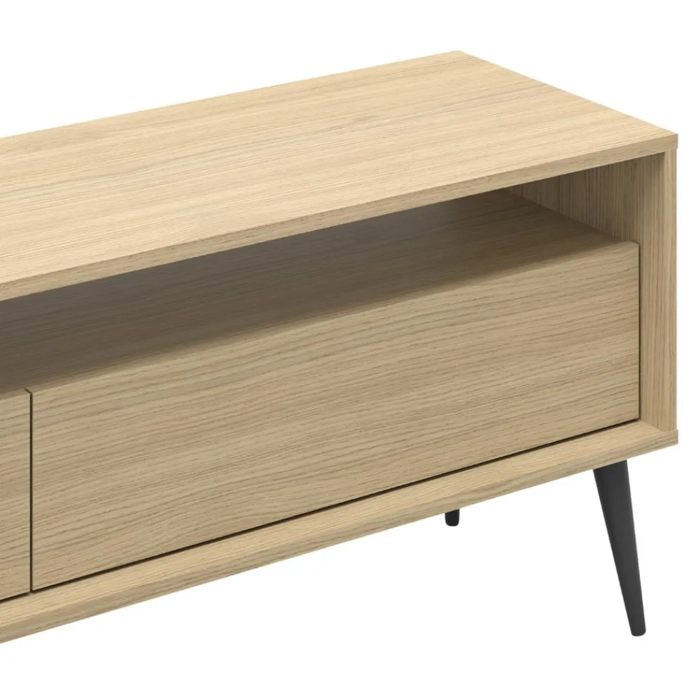 Temahome Lowboard LAKE eichefarbig, schwarz Clearance