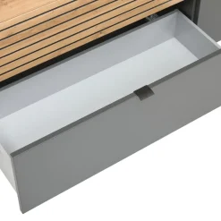 Voleo Lowboard Laura anthrazit, eichefarbig Hot