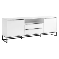 Xora Lowboard Lille schwarz, weiss Outlet
