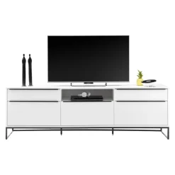 Xora Lowboard Lille schwarz, weiss Outlet