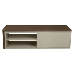 Temahome Lowboard Movida grau, nussbaumfarbig Hot