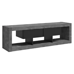 Temahome Lowboard NARA betongrau, schwarz New