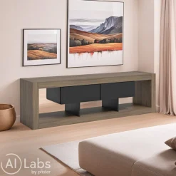 Temahome Lowboard NARA nussbaumfarbig, schwarz Online