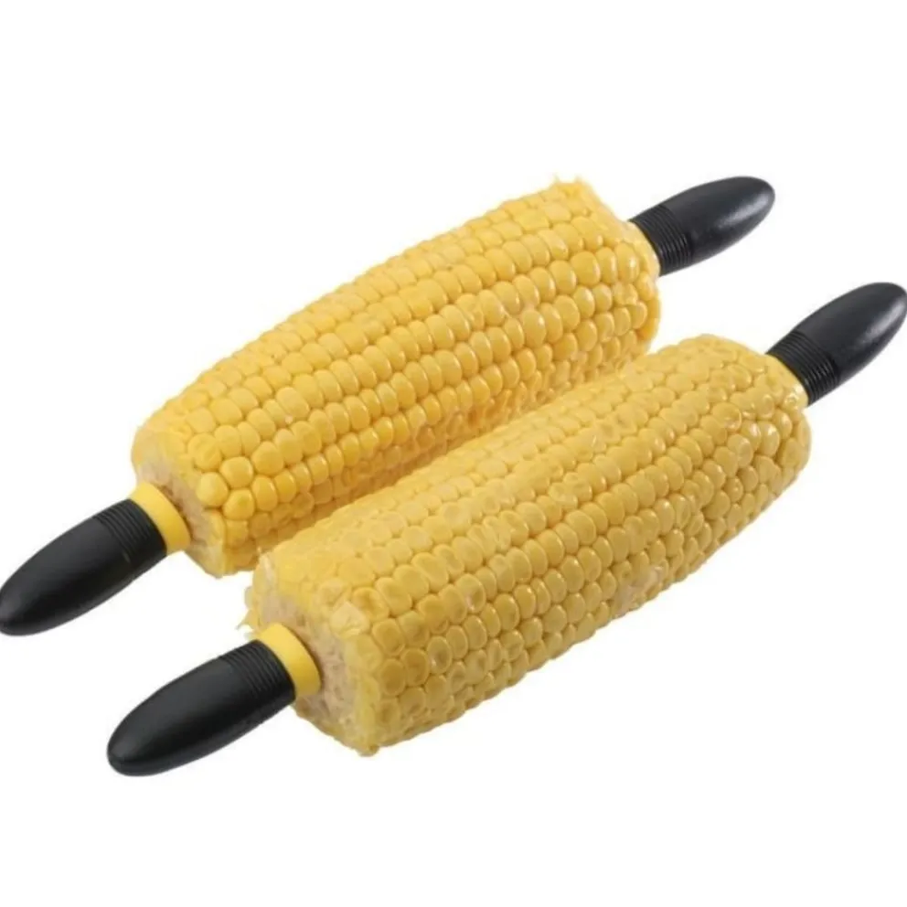 Westmark Maiskolbenhalter Spiky schwarz