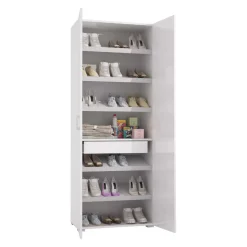 Sikelia Mehrzweckschrank Clean transparent, weiss Discount