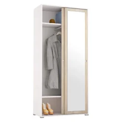 Sikelia Mehrzweckschrank Clean eichefarbig, weiss Outlet