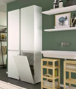 Sikelia Mehrzweckschrank Clean weiss Outlet
