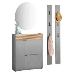 Voleo Mehrzweckschrank Rio eichefarbig, graphit New