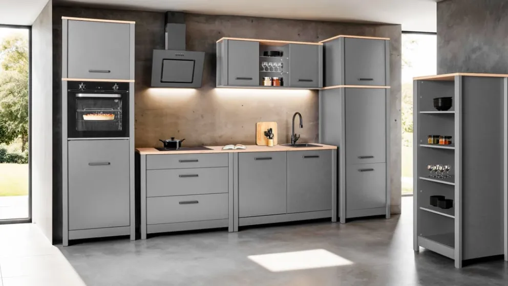 MID.YOU Mehrzweckschrank Veneto anthrazit Outlet