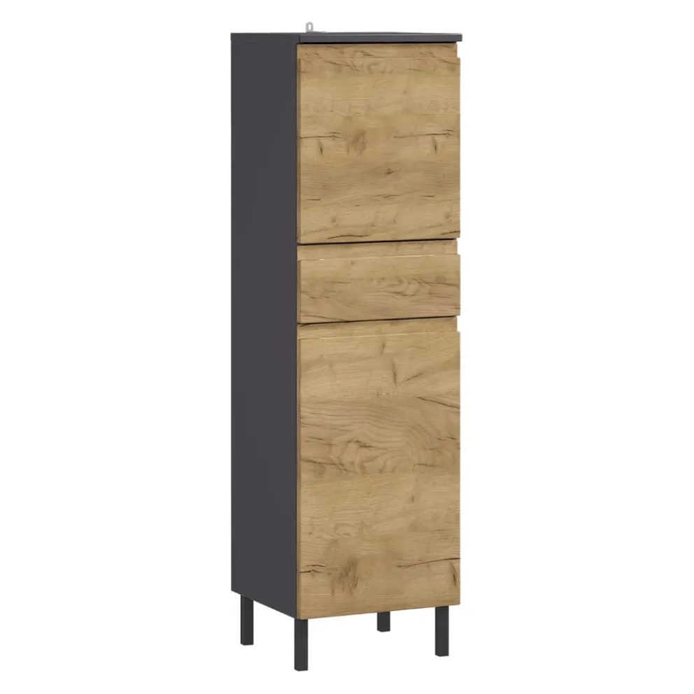 MID.YOU Midischrank Salinas grandson-eiche-nb., graphit