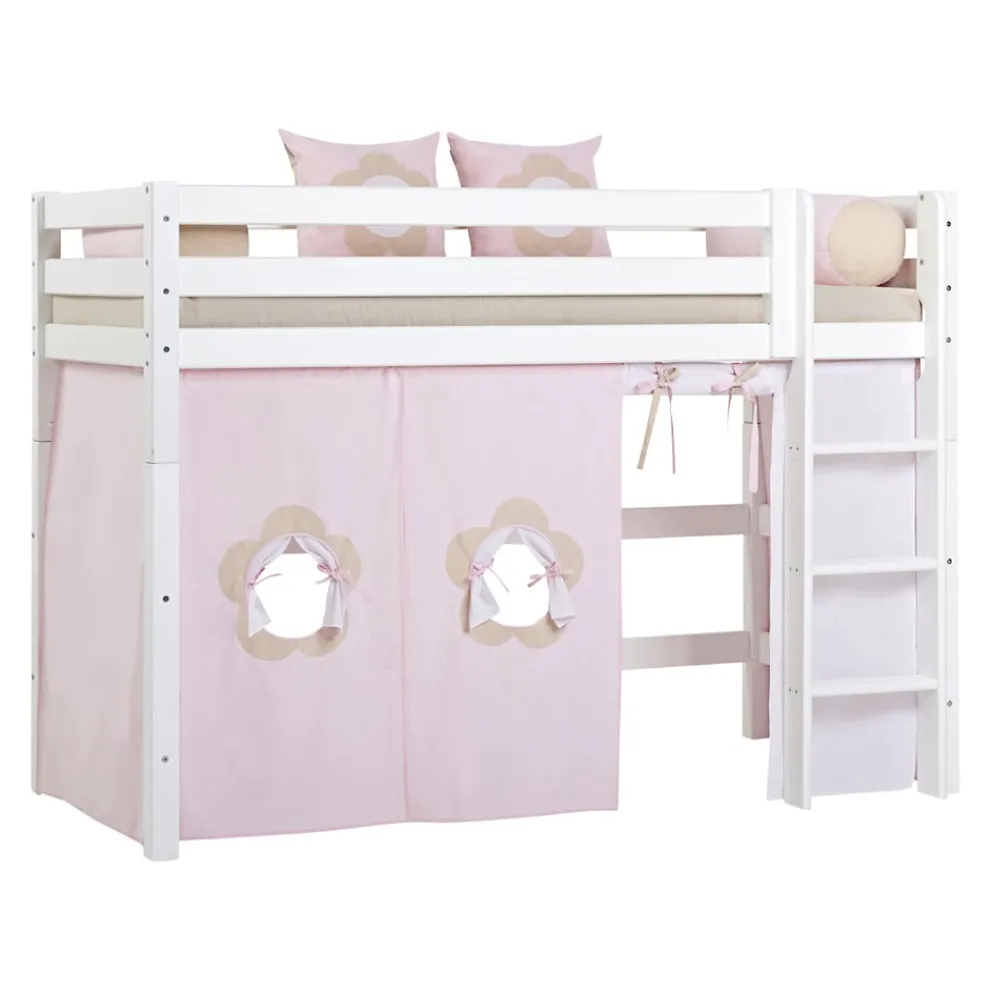 Hoppekids Mittelhochbett Lattenrost HS-Luxury weiss