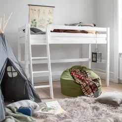Hoppekids Mittelhochbett Lattenrost HS-Luxury weiss Best