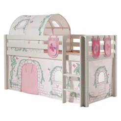 MID.YOU Mittelhochbett Pino rosa, weiss Clearance