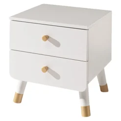 JAXX Nachttisch Billy Satin Weiss New