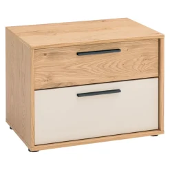 Dieter Knoll Nachttisch Gandino anthrazit, eichefarbig, sand Outlet