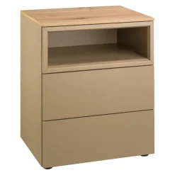 BYYU Nachttisch Garda 1019 graubeige