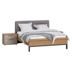 Dieter Knoll Nachttisch Gent eichefarbig, taupe Sale