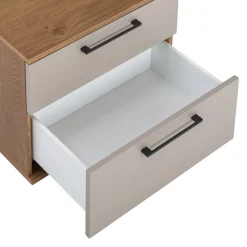 Dieter Knoll Nachttisch Gent eichefarbig, taupe Sale