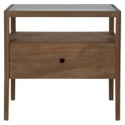 Ethnicraft Nachttisch Spindle braun Outlet