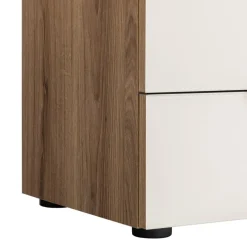 Moderano Nachttisch System One eichefarbig, elfenbein New