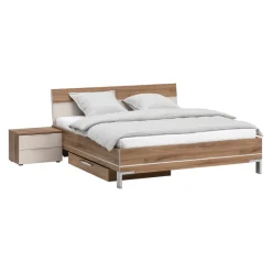 Moderano Nachttisch System One eichefarbig, elfenbein New