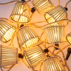 newgarden Outdoor Lichterkette Okinawa bambusfarbig New