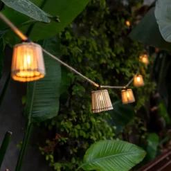 newgarden Outdoor Lichterkette Okinawa bambusfarbig New