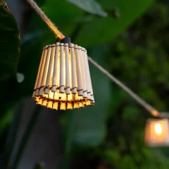 newgarden Outdoor Lichterkette Okinawa bambusfarbig New