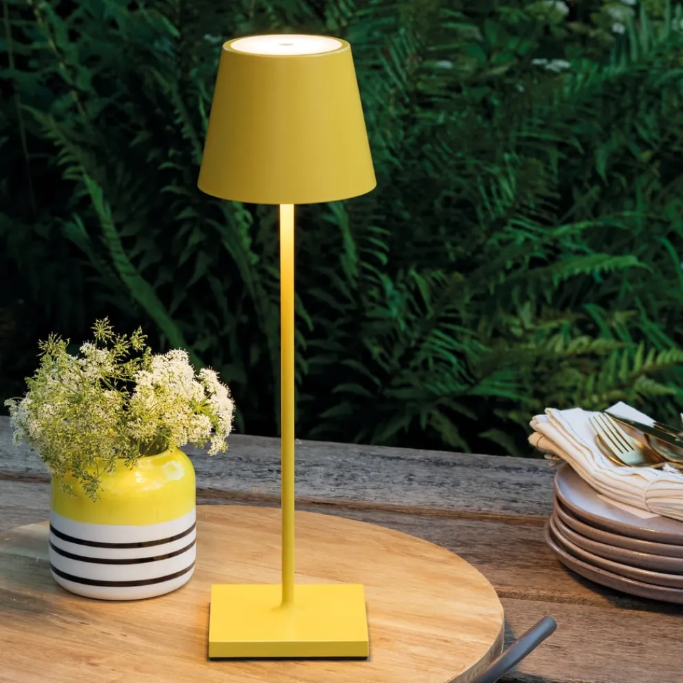 SIGOR Outdoor Tischleuchte Nuindie gelb