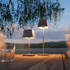 SIGOR Outdoor Tischleuchte Nuindie eckig anthrazit Best