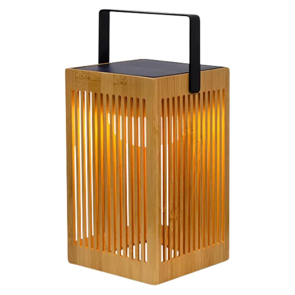 newgarden Outdoor Tischleuchte Okinawa bambusfarbig
