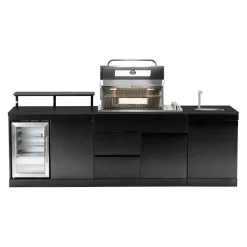 Buschbeck Outdoorküche Brighton schwarz Sale