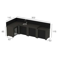 ENO Planchas Outdoorküche Comfort anthrazit Online