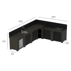 ENO Planchas Outdoorküche Deluxe anthrazit Best