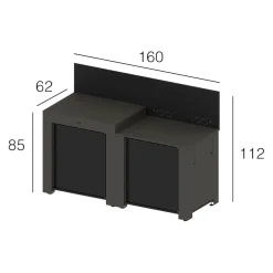 ENO Planchas Outdoorküche Essential anthrazit Best