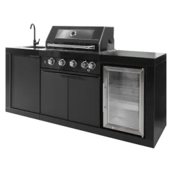 Buschbeck Outdoorküche Liverpool schwarz Discount