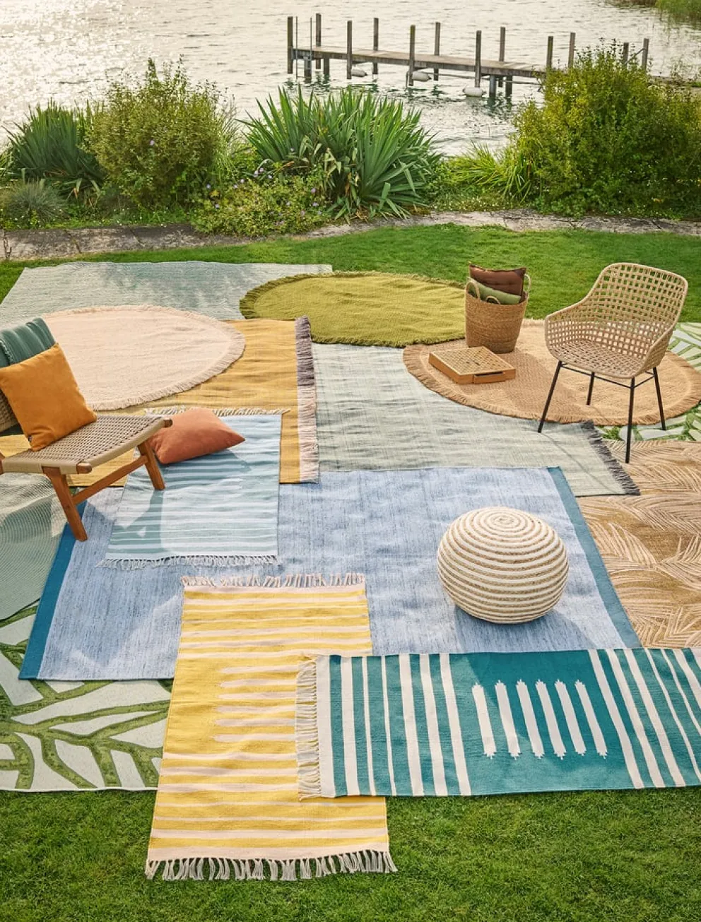 edy&liv Outdoor-Teppich Rien grün Best