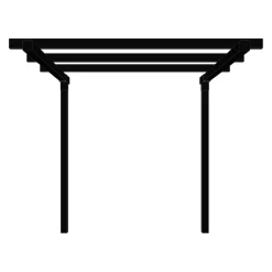 PLUS Pergola Cubic schwarz New