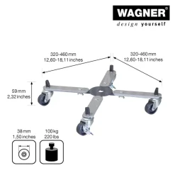 Wagner Pflanzenroller Ben alufarben New